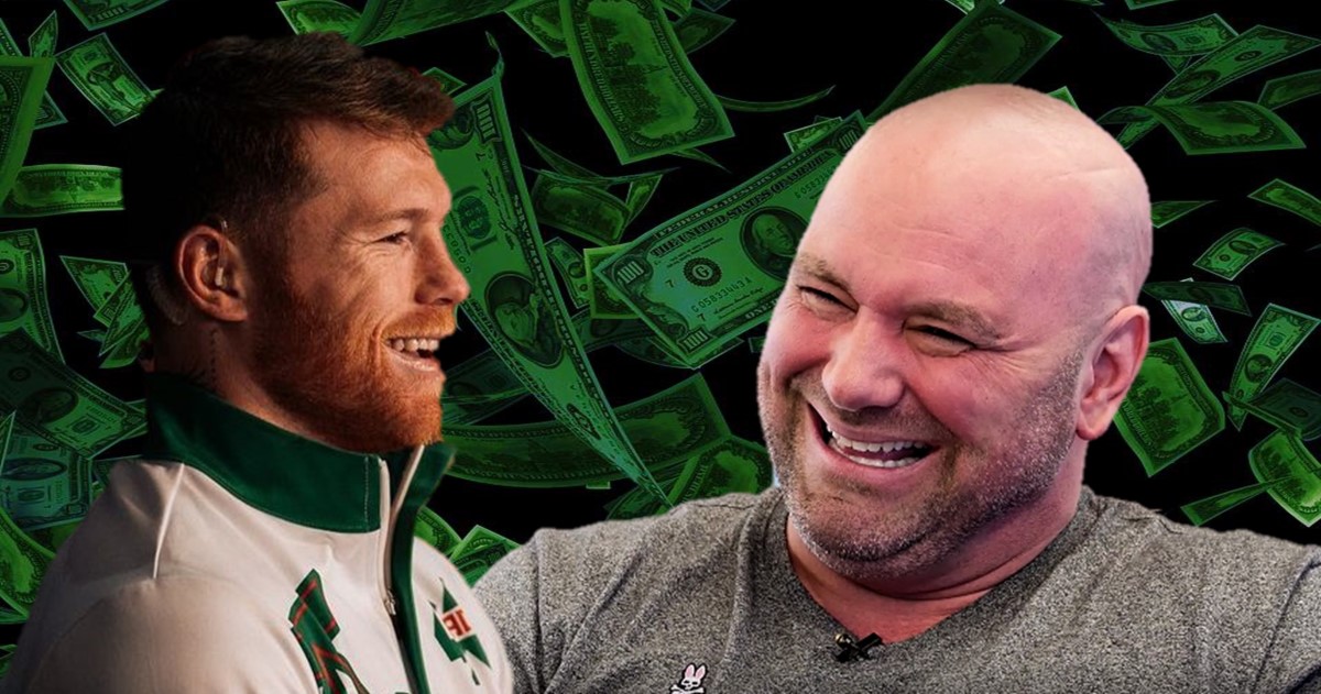 Dana White revealed how much money he wagered on winning “Canelo” ahead of time