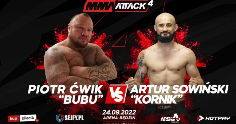 Artur Sowiński Zmierzy Się Z Piotrem Bubu Ćwikiem Na Mma Attack 4 Mmarocks