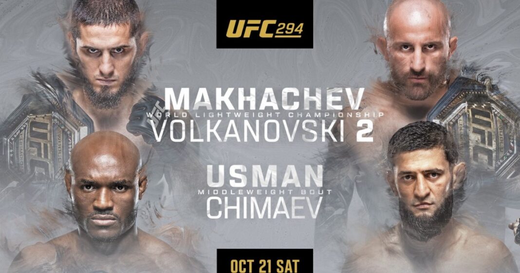 UFC 294: Makhachev Vs Volkanovski 2 - Karta Walk, Informacje O ...