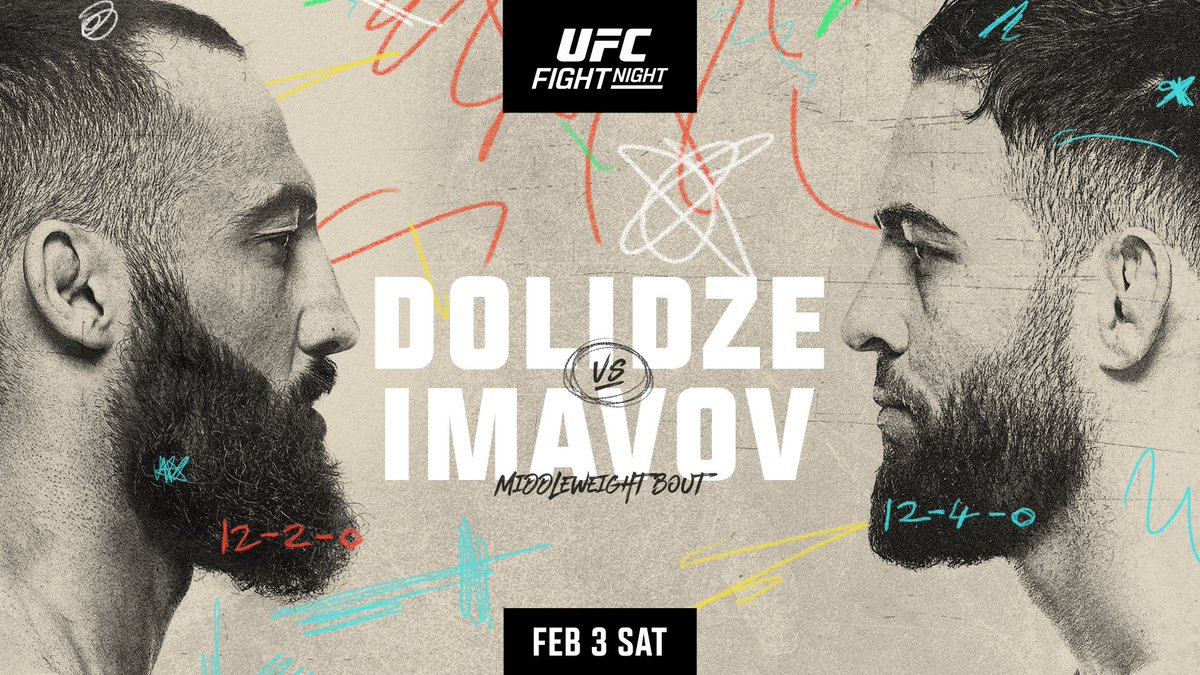 UFC Fight Night 235 Dolidze vs Imavov karta walk MMAROCKS