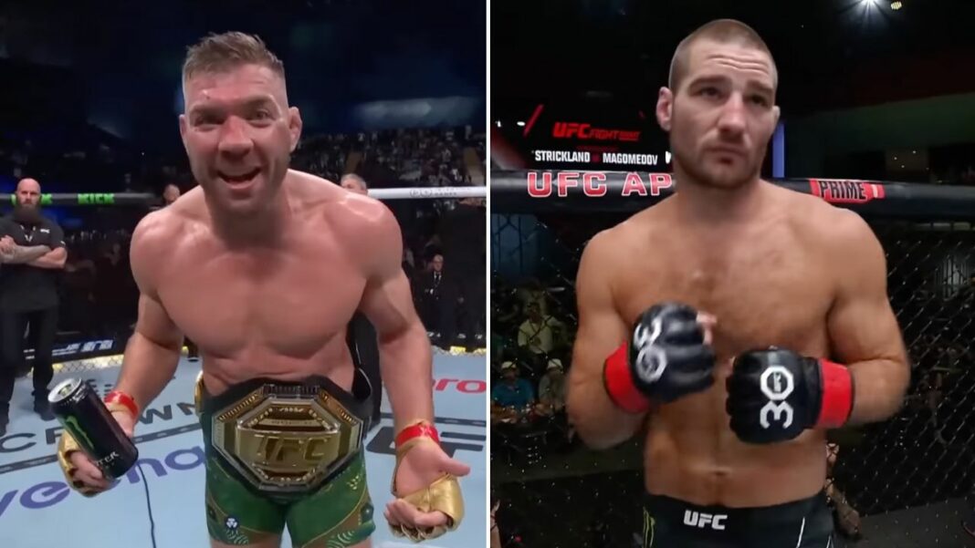 Dricus Du Plessis vs Sean Strickland w lutym 2025 roku na gali UFC 312