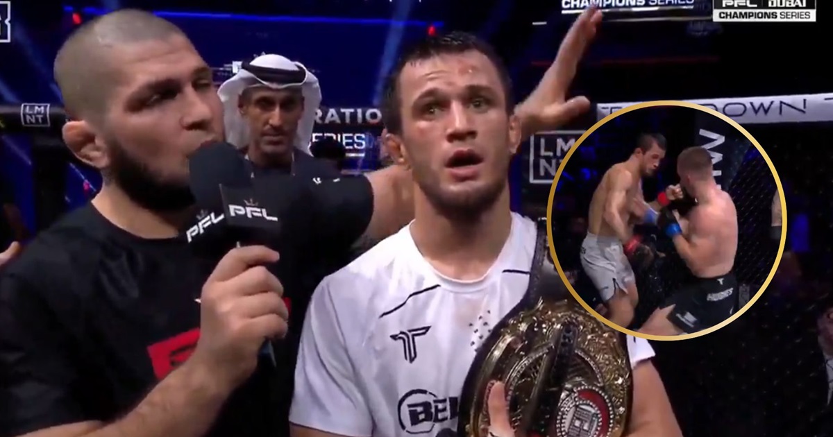 Usman Nurmagomedov broni pasa na PFL Champions Series 1 po bliskiej walce (WIDEO)