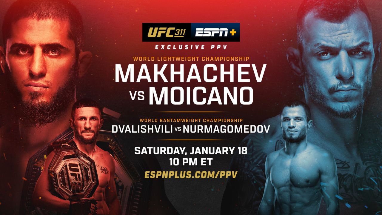 UFC 311: Makhachev vs Moicano – wyniki na żywo od godziny 00:00