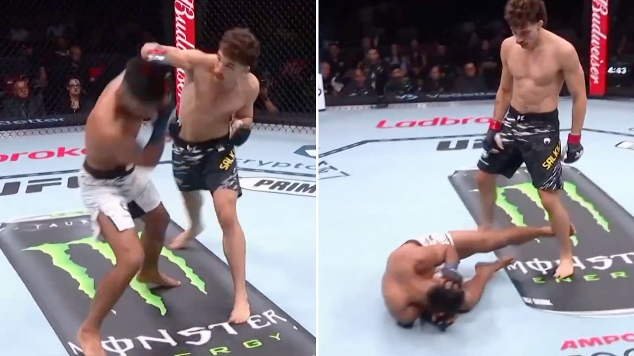 Nokaut w 19 sekund! Fenomenalny debiut Quillana Salkillda w organizacji UFC (WIDEO)