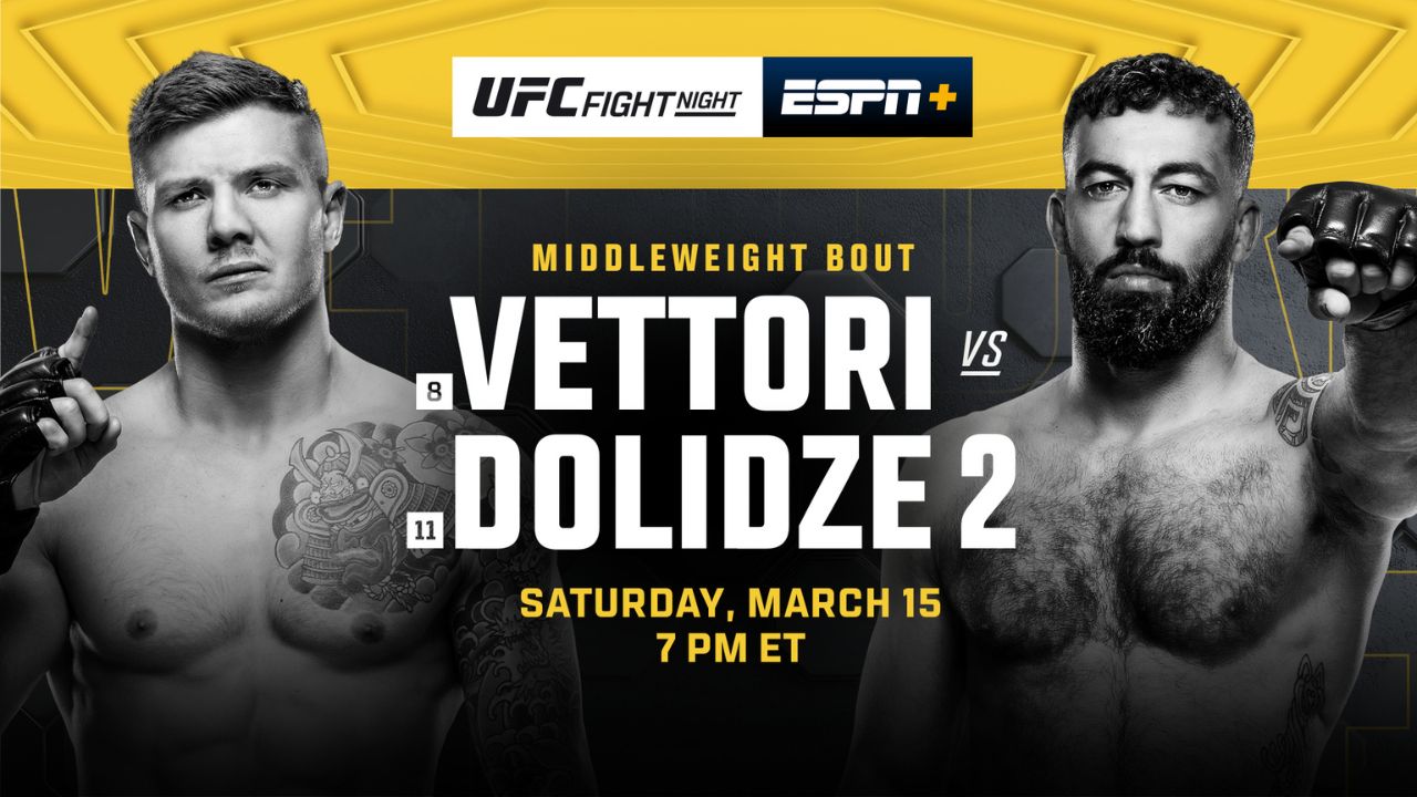 UFC Fight Night: Vettori vs Dolidze 2 – wyniki na żywo od godziny 21:00